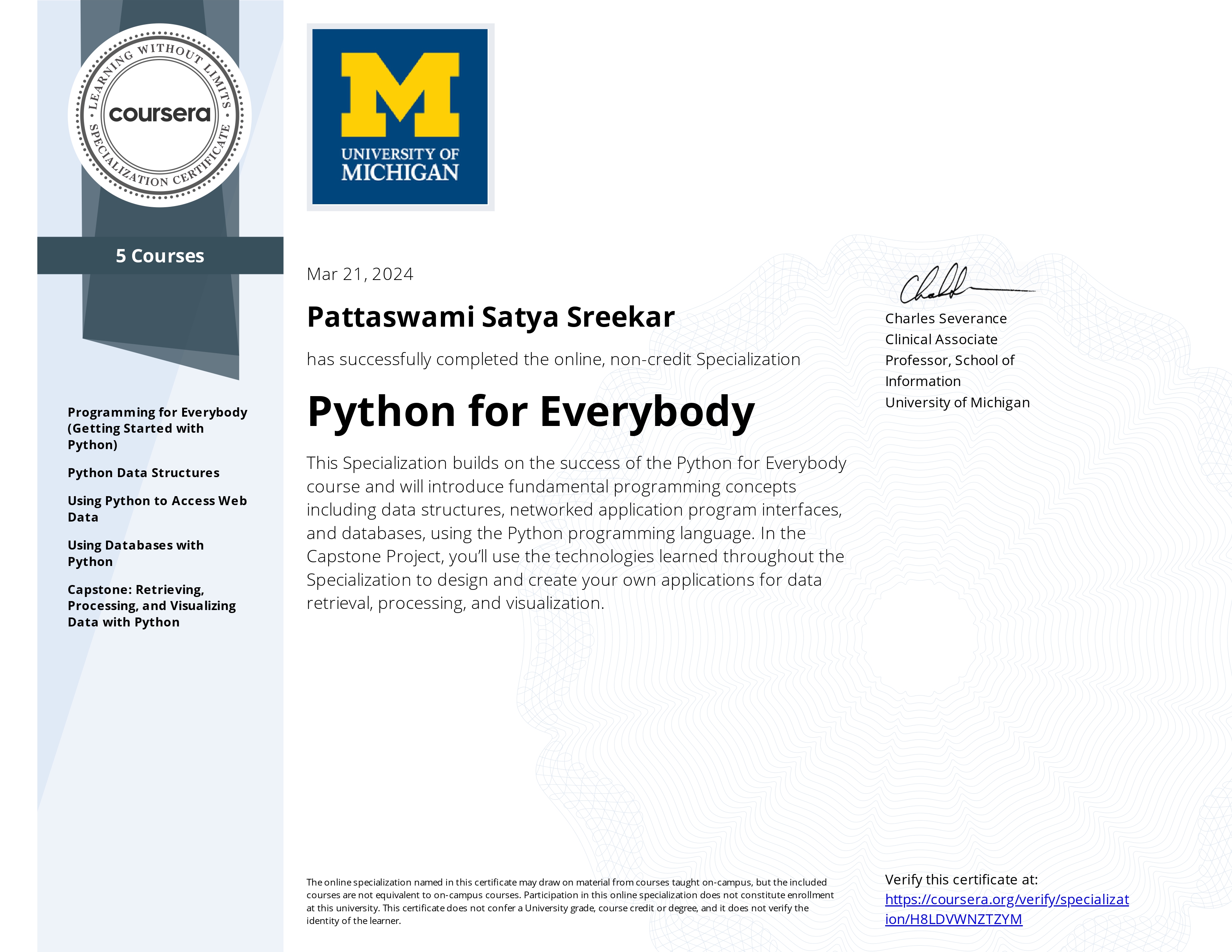 Python for Everybody